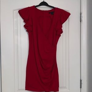 French Connection red mini dress